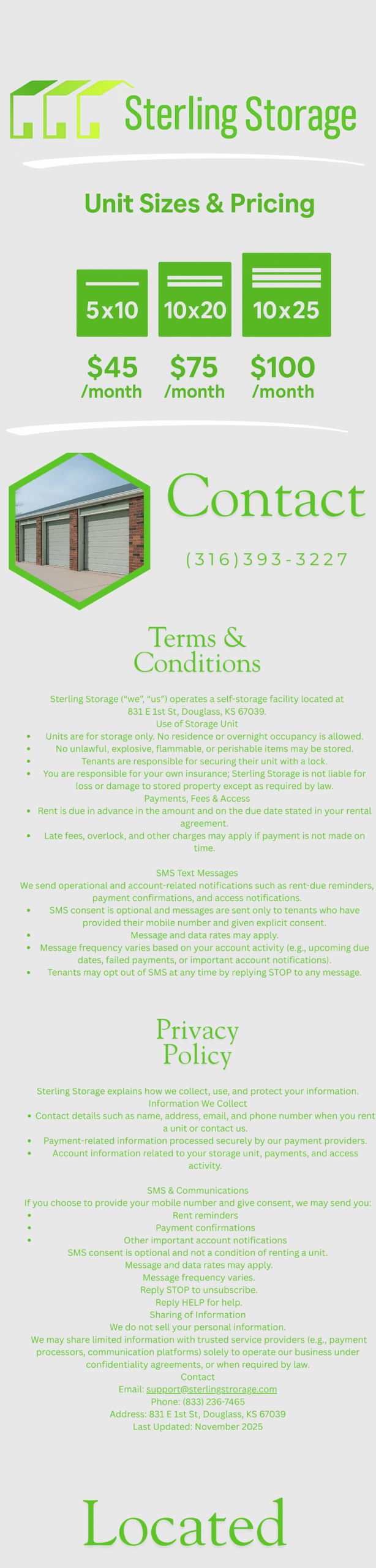 Sterling Storage – Douglass KS